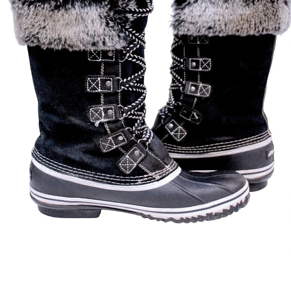 Eddie Bauer Women's Hunt Pac Deluxe Boot Size 9.5, Black, Great Cond.